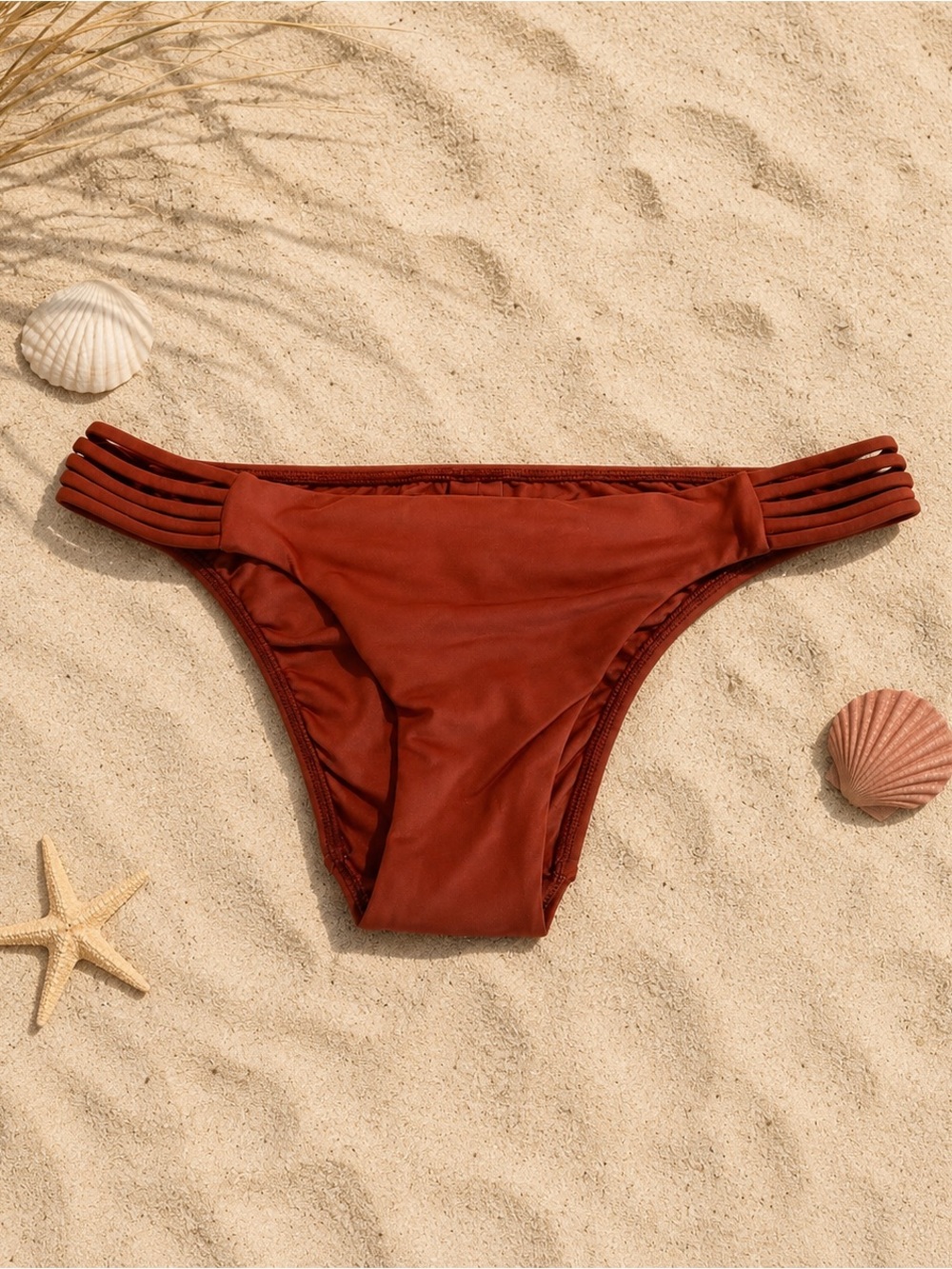 NWT: Seafolly Bikini Bottom in Brown Size 10